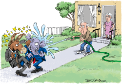AFTER THE ELECTION - GET OFF MY LAWN by Daryl Cagle