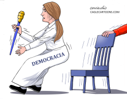 DEMOCRACY IN DANGER by Arcadio Esquivel