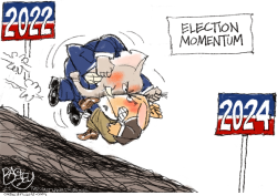 ELECTION MOMENTUM  by Pat Bagley