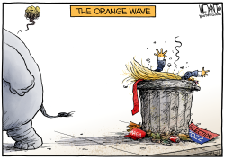 THE ORANGE WAVE by Christopher Weyant