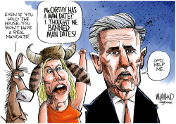 BE CAREFUL WHAT YOU WISH FOR, MCCARTHY by Dave Whamond