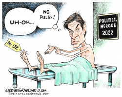 CORRECT - DR OZ TAKES PULSE by Dave Granlund
