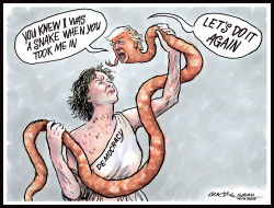 TRUMP THE SNAKE by J.D. Crowe
