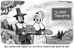 THE FIRST THANKSGIVING by Rick McKee
