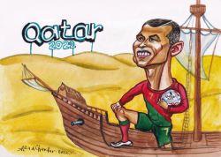 RONALDO DISCOVERS QATAR by Alla and Chavdar