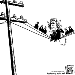 PRESIDENT ON A WIRE by Tab