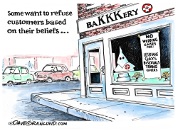 REFUSING CUSTOMERS  by Dave Granlund