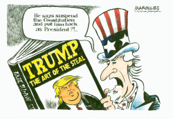 TRUMP SAYS SUSPEND THE CONSTITUTION by Jimmy Margulies