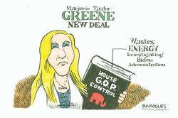  (MARJORIE TAYLOR) GREENE  NEW DEAL by Jimmy Margulies