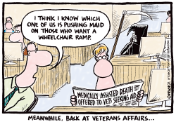 BACK AT VETERANS AFFAIRS by Ingrid Rice