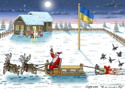 MERRY CHRISTMAS UKRAINE by Marian Kamensky
