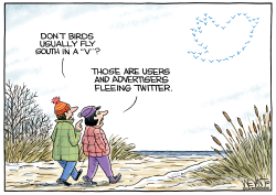 TWITTER MIGRATION by Christopher Weyant