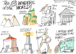 WONDERS OF THE WORLD  by Pat Bagley