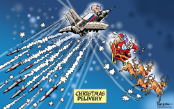 RUSSIAN CHRISTMAS DELIVERY by Paresh Nath