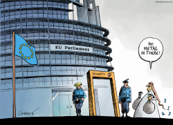 CORRUPTION SCANDAL AT THE TOP OF THE EU by Patrick Chappatte