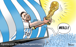 ARGENTINA WINS WORLD CUP by Paresh Nath