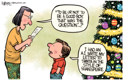 AI LETTER TO SANTA by Rick McKee