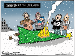 UKRAINE CHRISTMAS by Bob Englehart