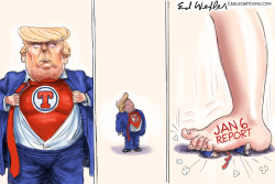 SUPERTRUMP SQUASHED BY JAN 6 FOOT by Ed Wexler