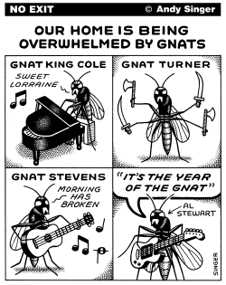 YEAR OF THE GNATS by Andy Singer