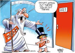 DON'T GO IN THERE! by Dave Whamond