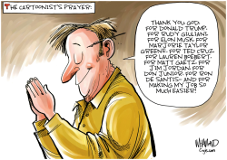 THE CARTOONIST'S PRAYER by Dave Whamond