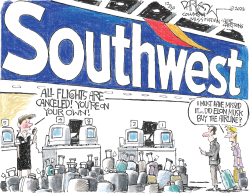 SOUTHWORST AIRLINES by John Darkow
