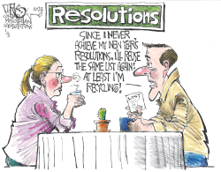 NEW YEAR'S RESOLUTIONS by John Darkow