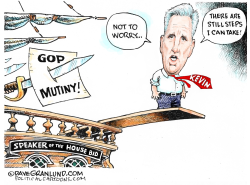 MCCARTHY AND GOP MUTINY by Dave Granlund