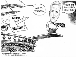 MCCARTHY AND GOP MUTINY by Dave Granlund
