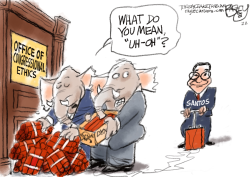 ETHICS BLOW UP by Pat Bagley