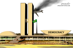 DEMOCRACY IN BRAZIL WAS HIT. by Arcadio Esquivel