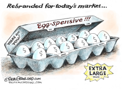 EGGS HIGH PRICES by Dave Granlund