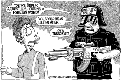 THE LINGUISTIC POLICE by Monte Wolverton