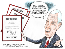 PENCE CLASSIFIED PAPERS by Dave Granlund