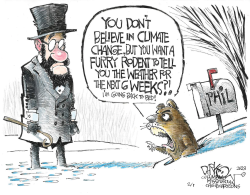 GROUNDHOG DOESN'T KNOW by John Darkow