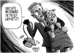 TAKING AMERICA HOSTAGE by Dave Whamond