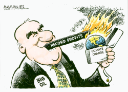 BIG OIL RECORD PROFITS by Jimmy Margulies