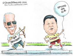 CHINA SPY BALLOON by Dave Granlund