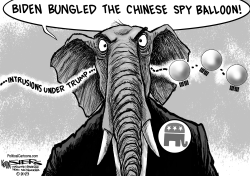 SPY BALLOON BUNGLES by Kevin Siers