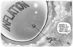 INFLATION BALLOON by Rick McKee