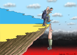 PUTIN HANGS ON by Marian Kamensky