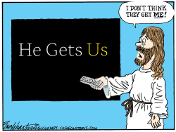 ADVERTISING JESUS by Bob Englehart