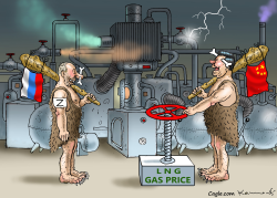LNG GAS PRICE by Marian Kamensky