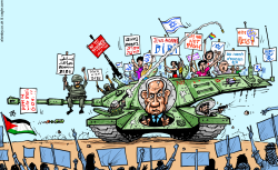 TEL AVIV PROTESTS  by Emad Hajjaj
