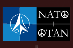 NATO PEACE SIGN by NEMØ
