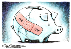 BANKS AND FED REGS by Dave Granlund