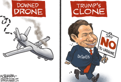 DRONES AND CLONES by Jeff Koterba