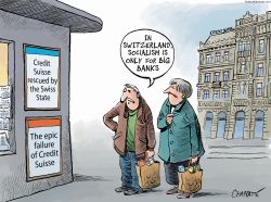 RESCUING CREDIT SUISSE by Patrick Chappatte