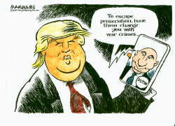 TRUMP AND PUTIN LEGAL TROUBLE by Jimmy Margulies